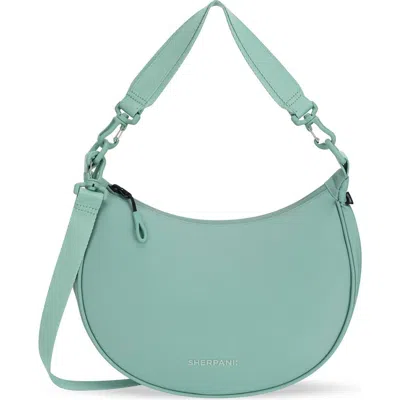 Sherpani Mina Medium Lightweight Half Moon Crossbody In Green