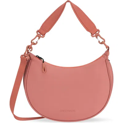 Sherpani Mina Medium Lightweight Half Moon Crossbody In Red