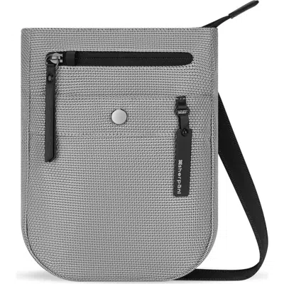 Sherpani Prima Anti Theft Crossbody Bag, Sterling In Black