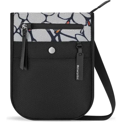 Sherpani Prima Anti Theft Crossbody Bag, Sterling In Black