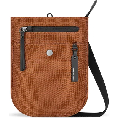 Sherpani Prima Anti Theft Crossbody Bag, Sterling In Brown