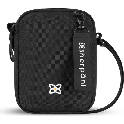 Sherpani Rogue Mini Crossbody Bag, Magnolia In Black
