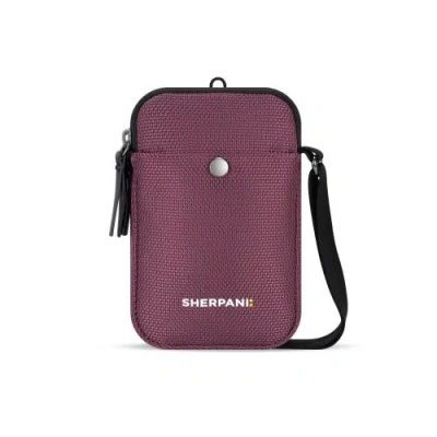 Sherpani Simplicity Anti-theft Crossbody Wallet In Brown