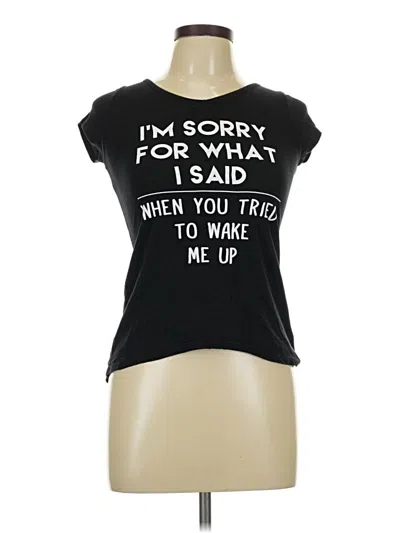 Pre-owned Sherpani Sleeveless T-shirt In Black