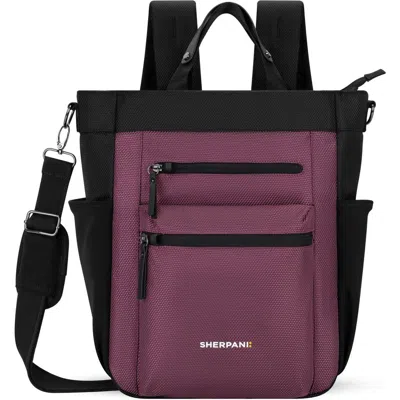 Sherpani Soleil Anti Theft Convertible Purse W/ Rfid Protection In Purple