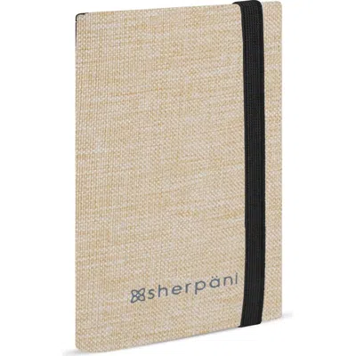 Sherpani Vienna Anti Theft Passport Holder In Straw