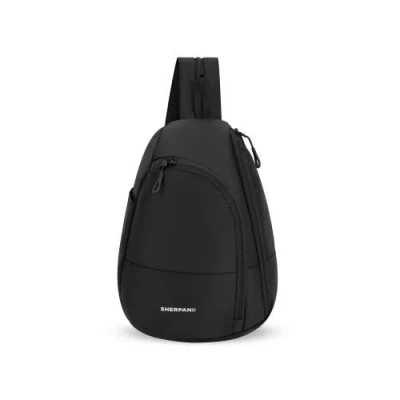 Sherpani Wayfarer Small Convertible 8l Sling Backpack In Black