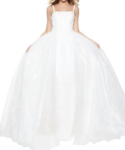 Sherri Hill A-line Wedding Dress In Ivory In White