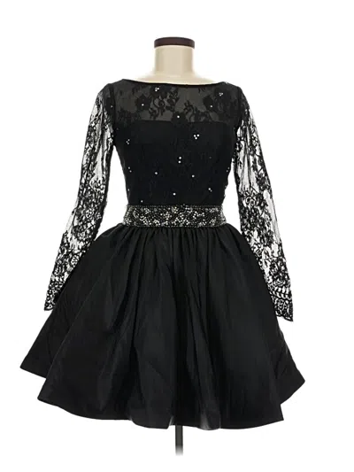 Pre-owned Sherri Hill Cocktail Dress In Black