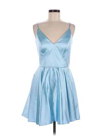 Pre-owned Sherri Hill Cocktail Dress In Blue