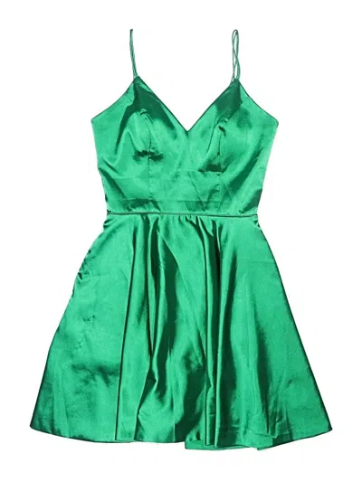 Pre-owned Sherri Hill Cocktail Dress In Green