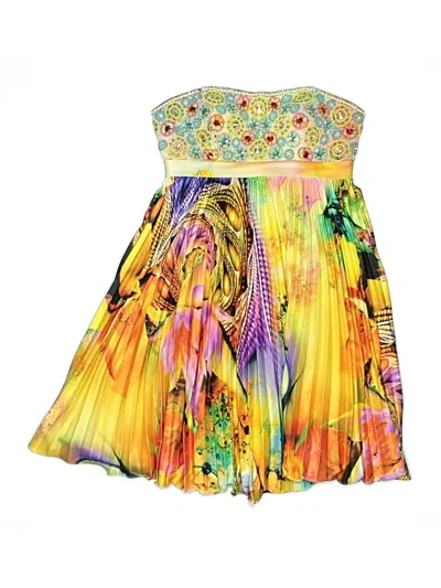Pre-owned Sherri Hill Cocktail Dress In Orange