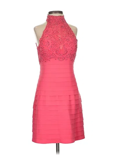Pre-owned Sherri Hill Cocktail Dress In Pink