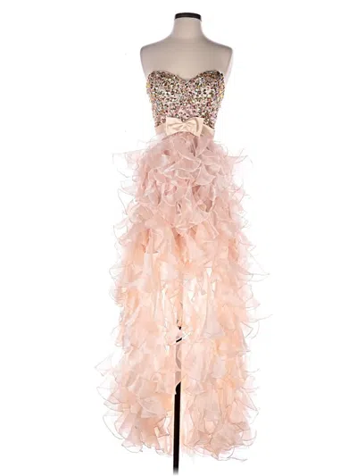 Pre-owned Sherri Hill Cocktail Dress In Pink