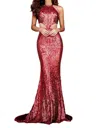 Sherri Hill Evening Gown In Red In Red
