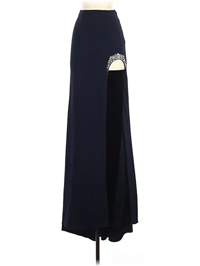 Pre-owned Sherri Hill Formal Skirt In Blue