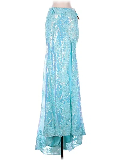 Pre-owned Sherri Hill Formal Skirt In Blue