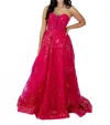 Sherri Hill Prom Dress In Fuschia In Pink