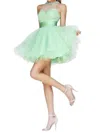 Sherri Hill Short Prom Dress In Light Green In Green