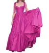 Sherri Hill Sweetheart Tie-strap Ball Gown In Bright Pink In Pink