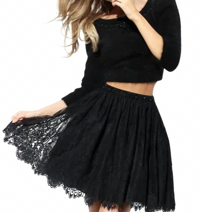 Sherri Hill Two-piece Dress In Black