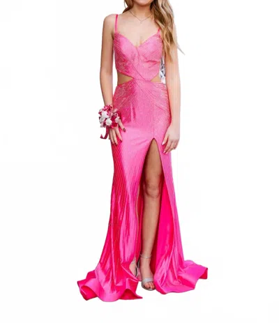 Sherri Hill Women's Prom Dress In Bright Fuchsia In Pink