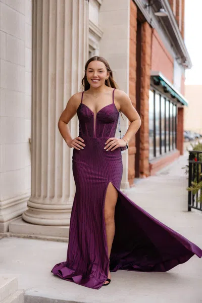 Sherri Hill Women's Prom Dress In Purple