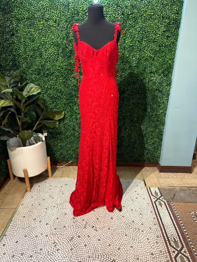 Sherri Hill Women's Prom Dress In Red