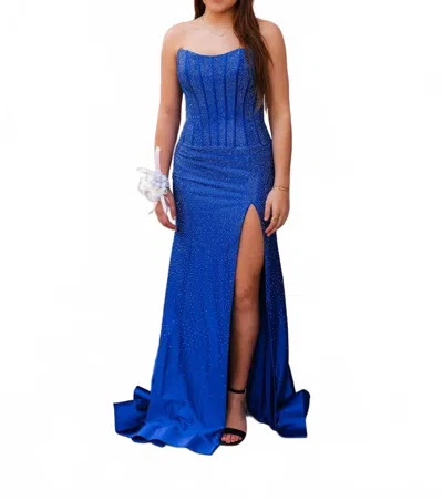 Sherri Hill Women's Prom Dress In Royal In Blue
