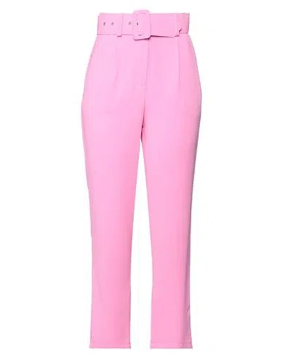 Sherry Be Woman Pants Fuchsia Size 8 Polyester In Pink
