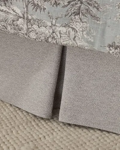 Sherry Kline Home Tailored Queen Bed Skirt In Gray