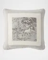 Sherry Kline Home Yellowstone Framed Pillow, 20" Square In Dove