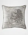 Sherry Kline Home Yellowstone Main Pillow, 20" Square In Dove