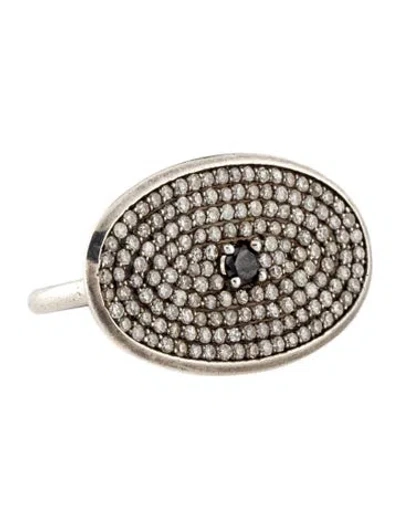 Pre-owned Sheryl Lowe 1.37ctw Diamond Cocktail Ring In Multi