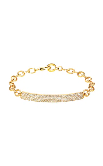 Sheryl Lowe 14k Yellow Gold Diamond Bracelet