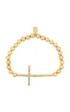 Sheryl Lowe 14k Yellow Gold Diamond Bracelet In Gold