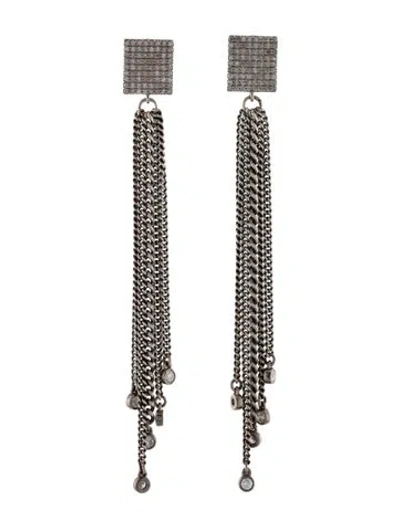 Pre-owned Sheryl Lowe 2.35ctw Diamond Drop Earrings In Multi