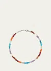 SHERYL LOWE 8MM MIXED BEAD NECKLACE
