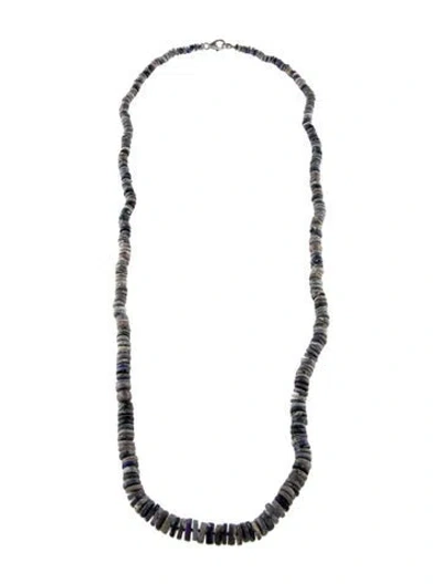 Pre-owned Sheryl Lowe Diamond & Opal Beaded Necklace, 35.25" In Multi