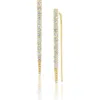 Sheryl Lowe Diamond Baby Stick Earring In Gold