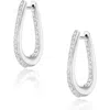 Sheryl Lowe Diamond Buckle Earring In Metallic