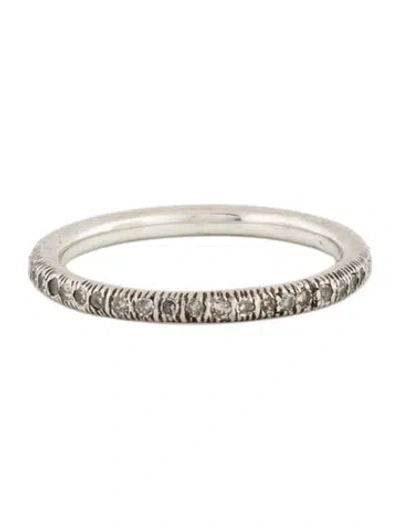 Pre-owned Sheryl Lowe Diamond Etched Band In Multicolor