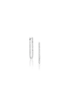 Sheryl Lowe Diamond Paperclip Earring In Sterling Silver
