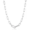 Sheryl Lowe Diamond Paperclip Link Chain In Burgundy
