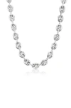 Sheryl Lowe Large Puffy Mariner Chain In Sterling Silver