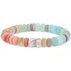 Sheryl Lowe Multi Color Light Opal Bead Bracelet
