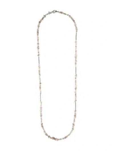 Pre-owned Sheryl Lowe Opal Bead Strand, 40" In Multi