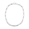 Sheryl Lowe Pavé Diamond H-link Necklace In Sterling Silver,white Diamond