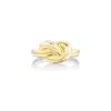 Sheryl Lowe Plain Love Knot Ring In 14k Yellow Gold