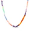 Sheryl Lowe Rainbow Opal Candy Necklace In Pastel Opal